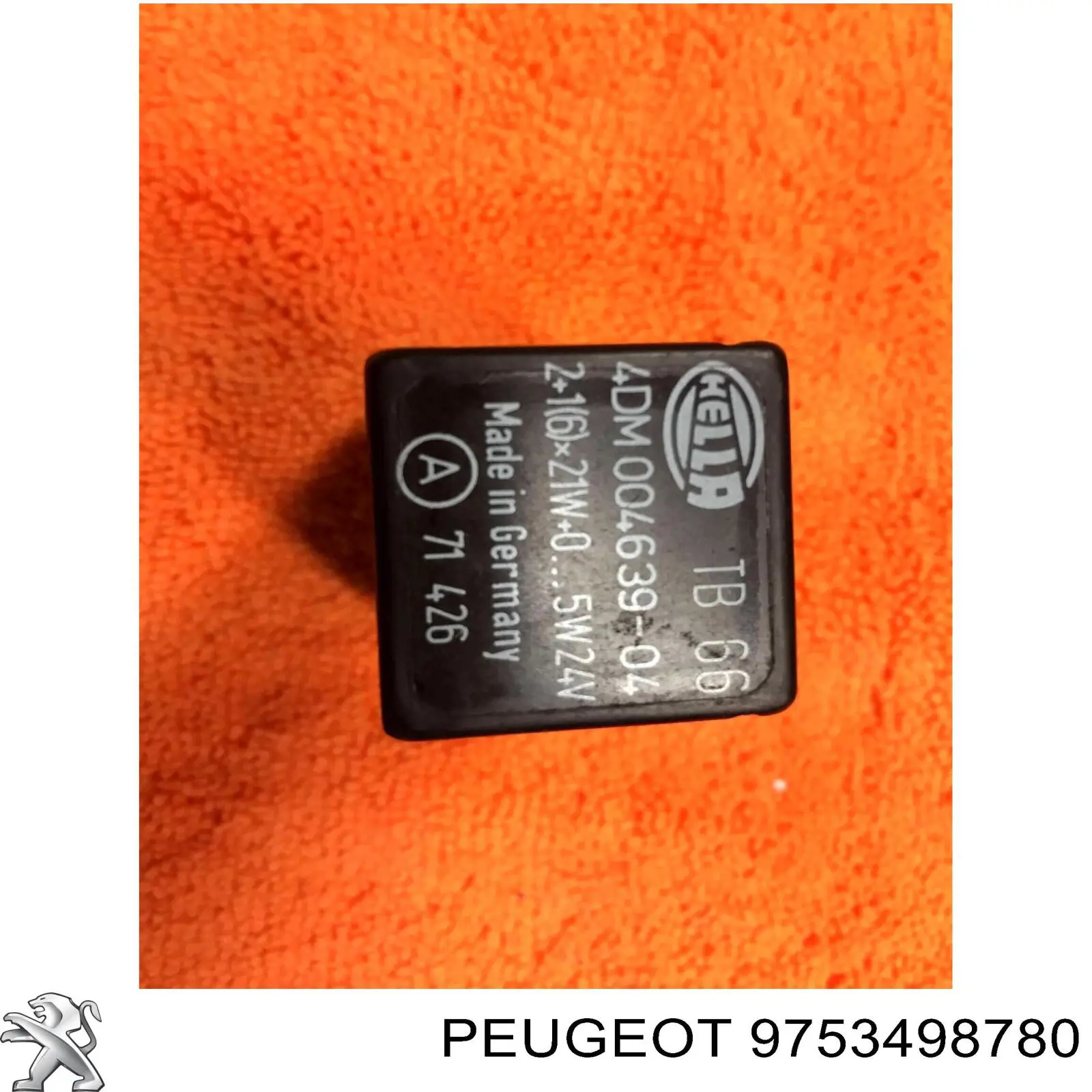 9753498780 Peugeot/Citroen Реле управления дворниками