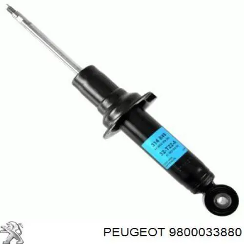 9800033880 PEUGEOT Amortiguador delantero izquierdo original y equivalente