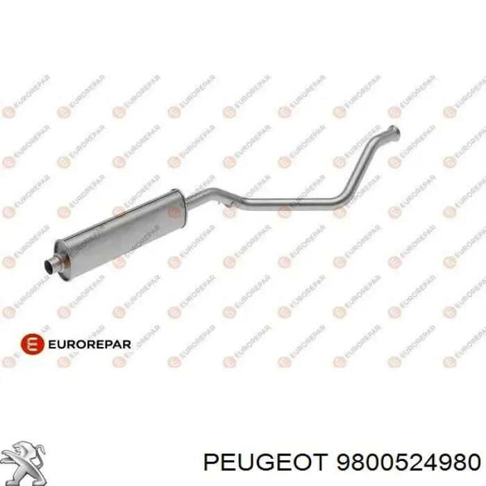Выхлоп задний Peugeot/Citroen 9800524980 цена, от 59.73 USD