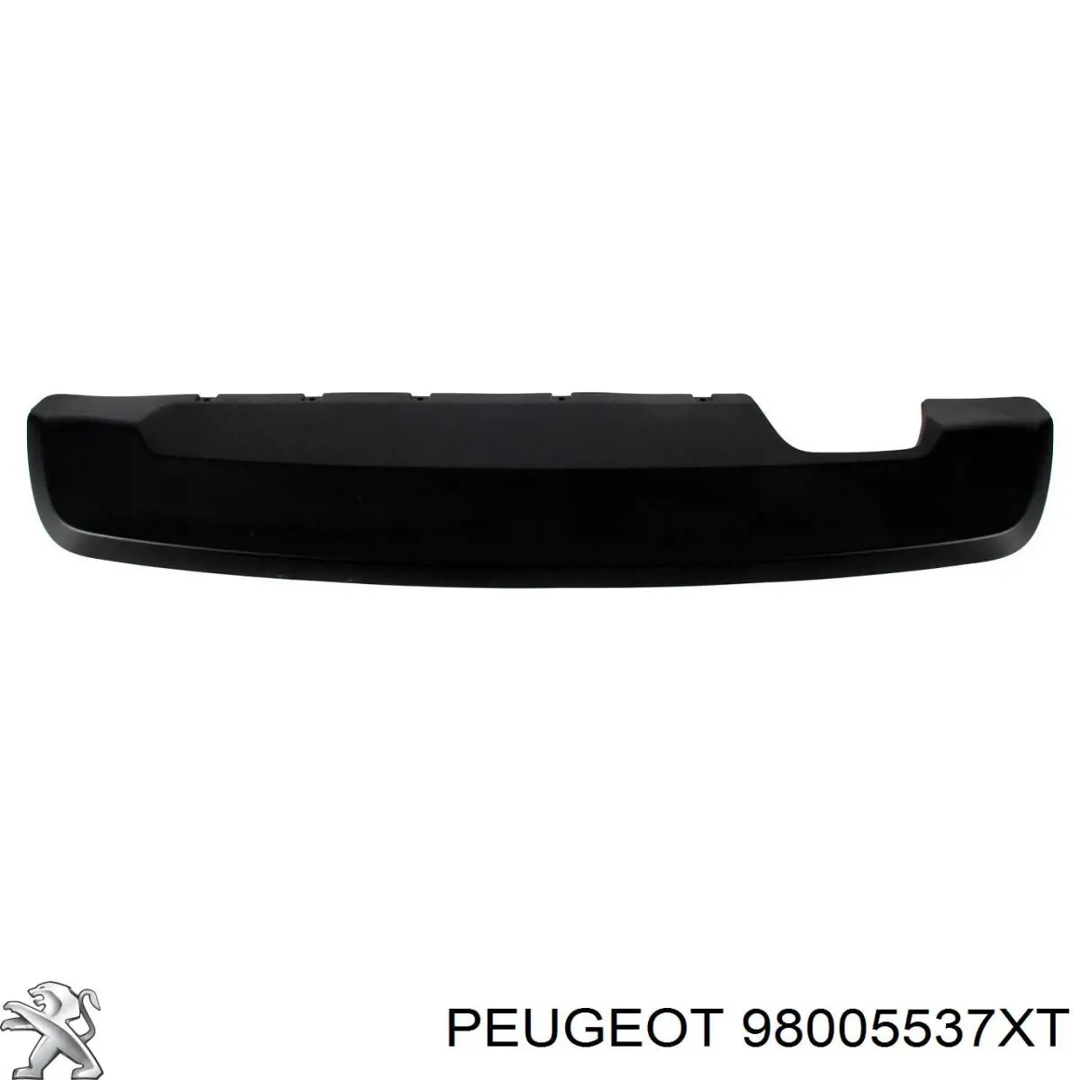 Спойлер заднего бампера 98005537XT Peugeot/Citroen