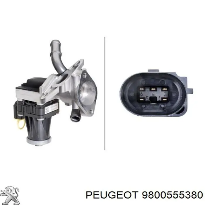 Приборы управления системы рециркуляции Peugeot/Citroen 9800555380 цена, от 193.86 USD