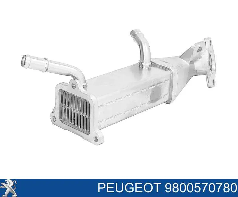 9800570780 Peugeot/Citroen радиатор системы egr рециркуляции выхлопных газов