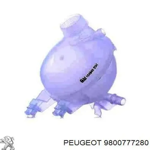 9800777280 Peugeot/Citroen Расширительный бачок охлаждения