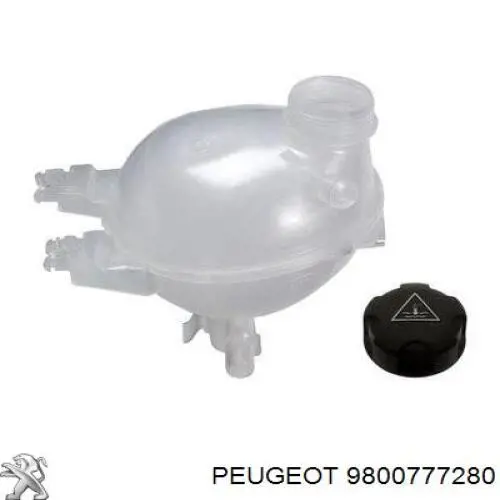 Купить 9800777280 Peugeot/Citroen Водяной бачок системы охлаждения