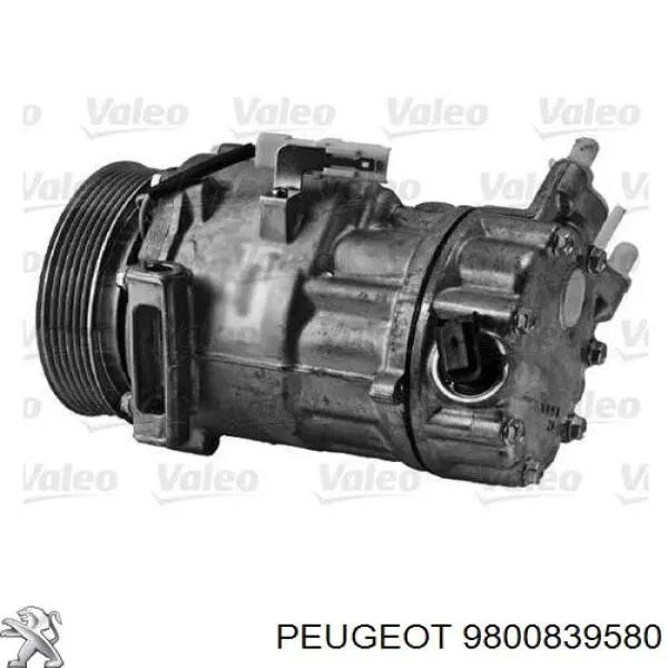9800839580 Peugeot/Citroen compressor de aparelho de ar condicionado