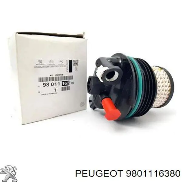 9801116380 Peugeot/Citroen filtro de combustível