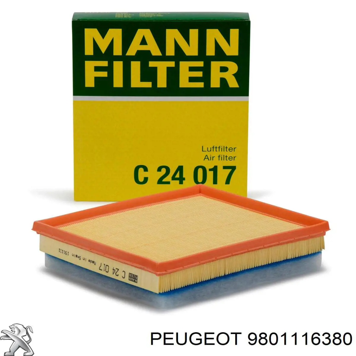 Топливный фильтр 9801116380 Peugeot/Citroen