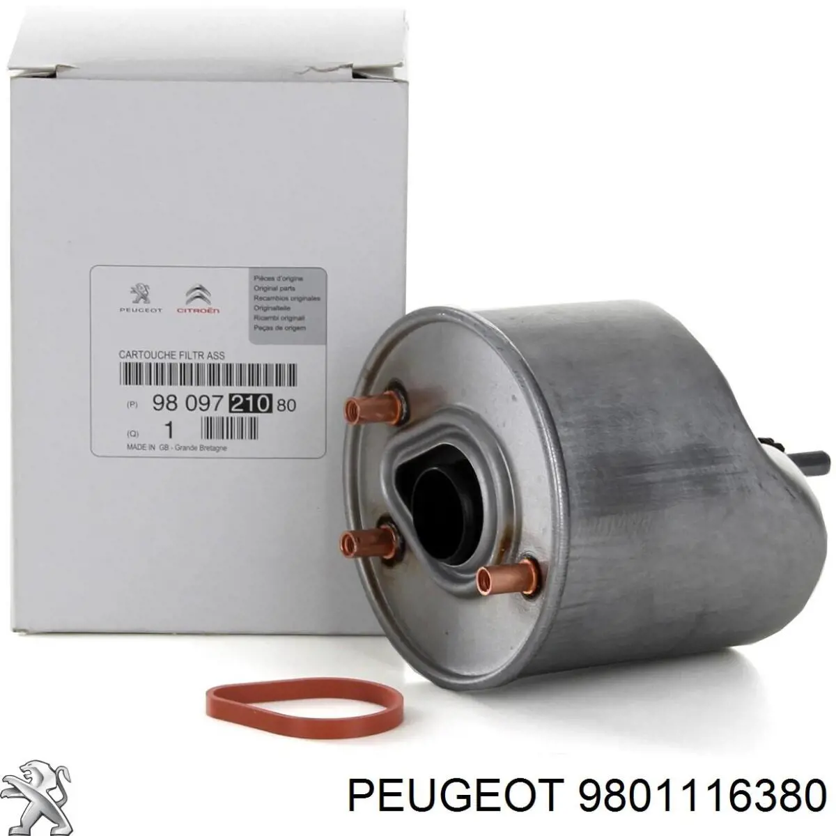 9801116380 Peugeot/Citroen Фильтр топлива