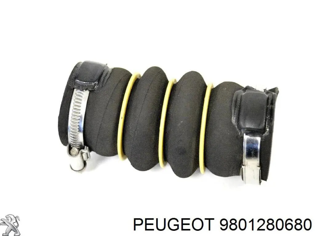 Tubo flexible de aire de sobrealimentación izquierdo 9801280680 Peugeot/Citroen