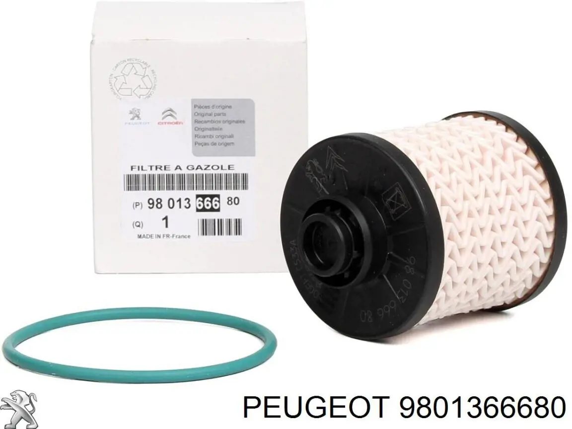 Купить 9801366680 Peugeot/Citroen Фильтр-отстойник топлива грубой очистки