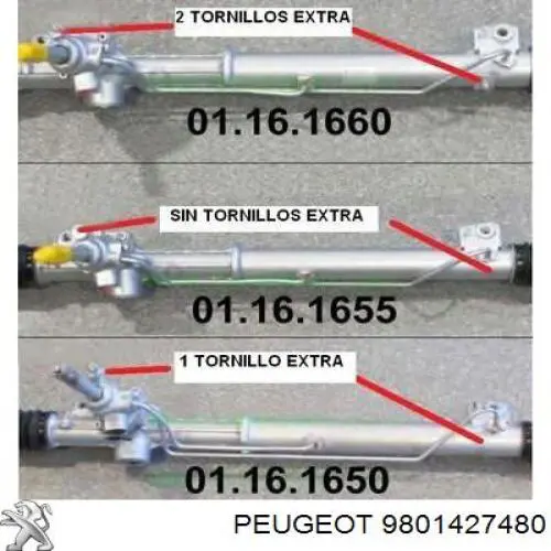 9801427480 Peugeot/Citroen Управление рулевое в сборе