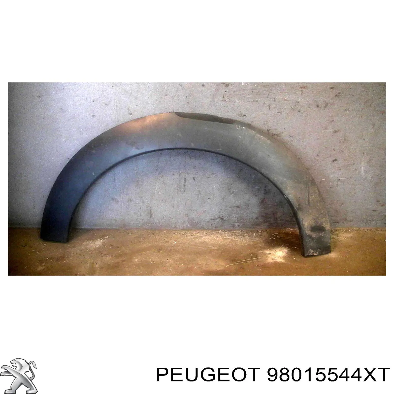 98015544XT Peugeot/Citroen Расширитель (накладка) арки заднего крыла левый