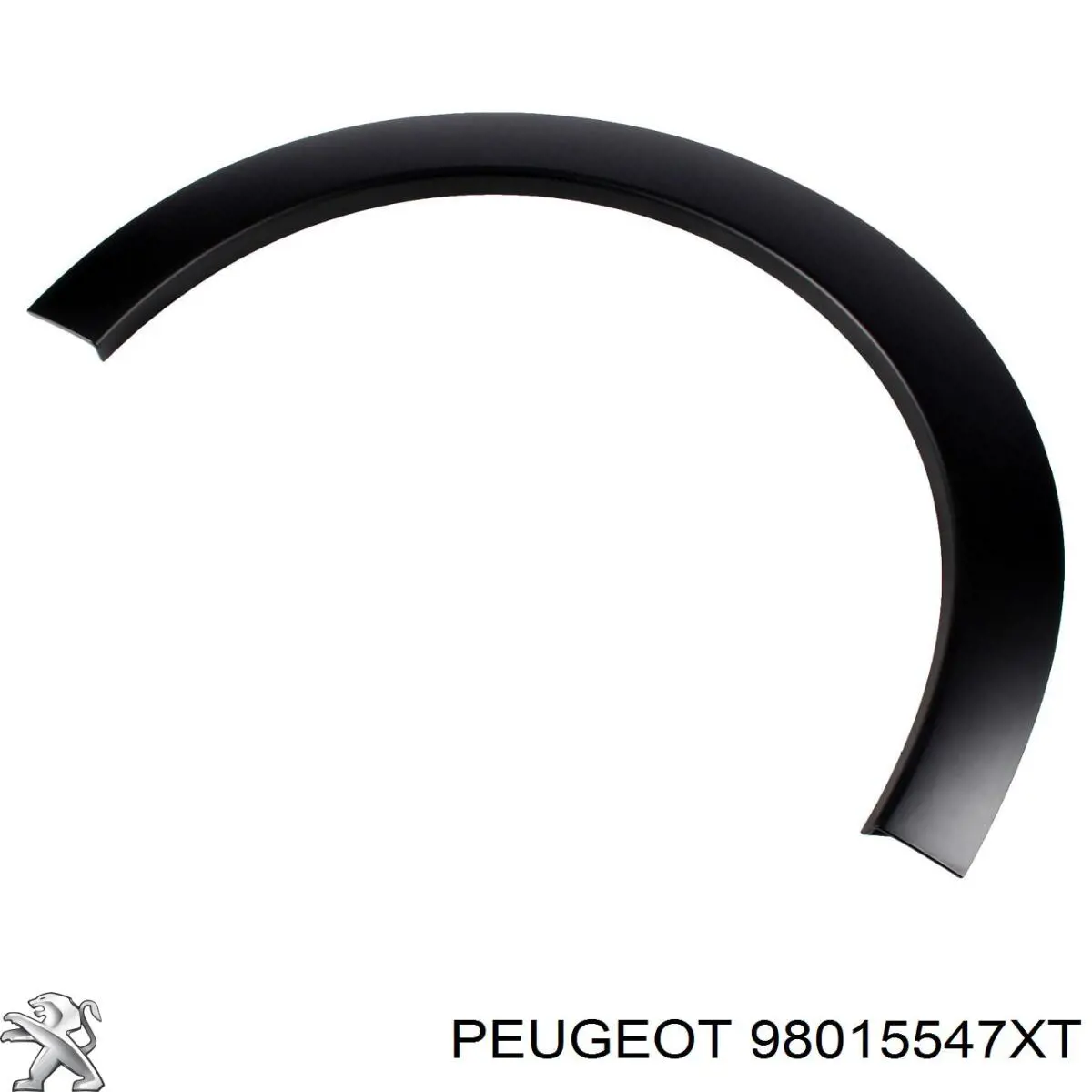98015547XT Peugeot/Citroen Молдинг арки крыла переднего, левый