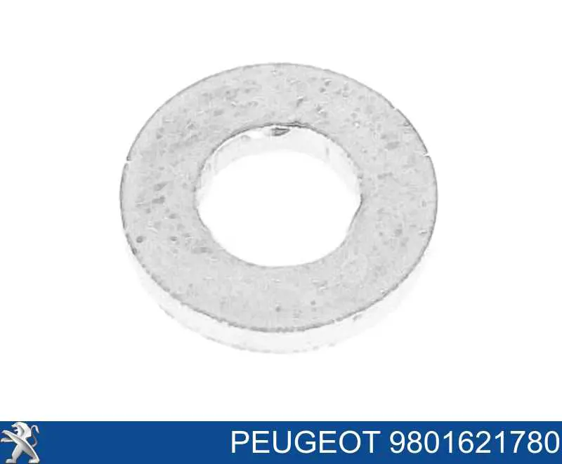 9801621780 Peugeot/Citroen кольцо (шайба форсунки инжектора посадочное)