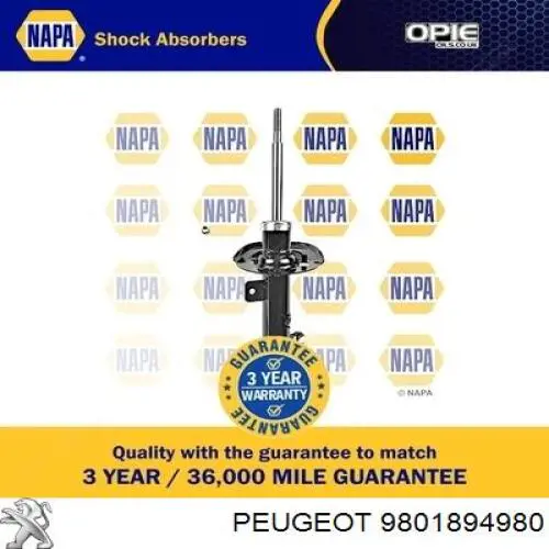 9801894980 Peugeot/Citroen Амортизатор передней подвески правый