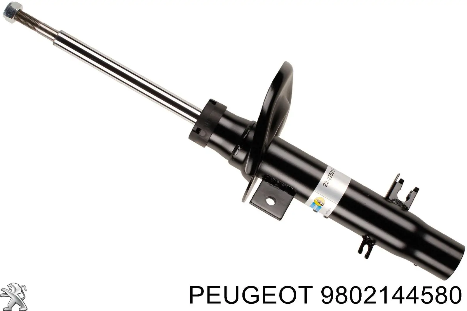 Amortiguador delantero izquierdo 9802144580 Peugeot/Citroen