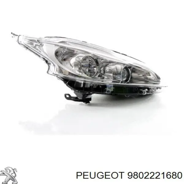 Фара правая 9802221680 Peugeot/Citroen