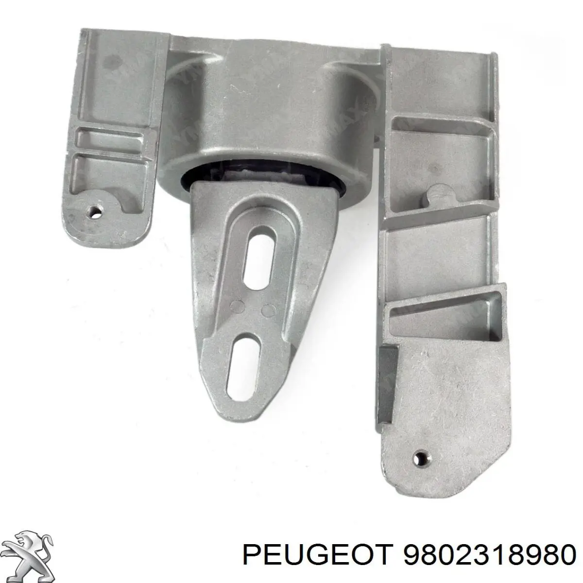 Кронштейн подушки (опоры) двигателя левой 9802318980 Peugeot/Citroen