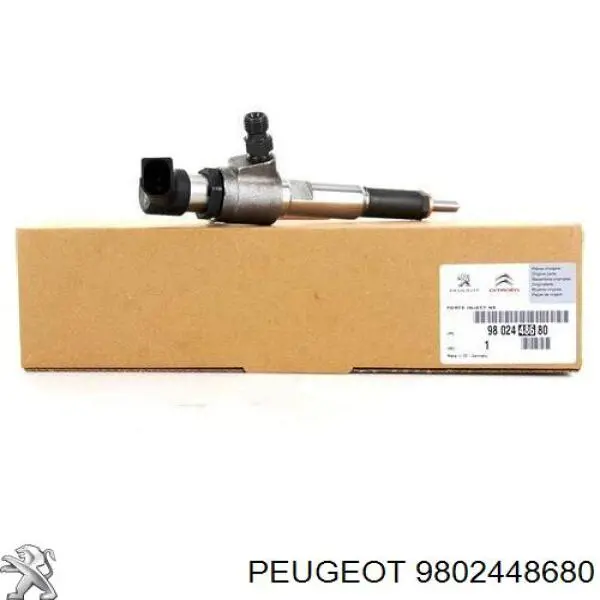 9802448680 Peugeot/Citroen injetor de injeção de combustível