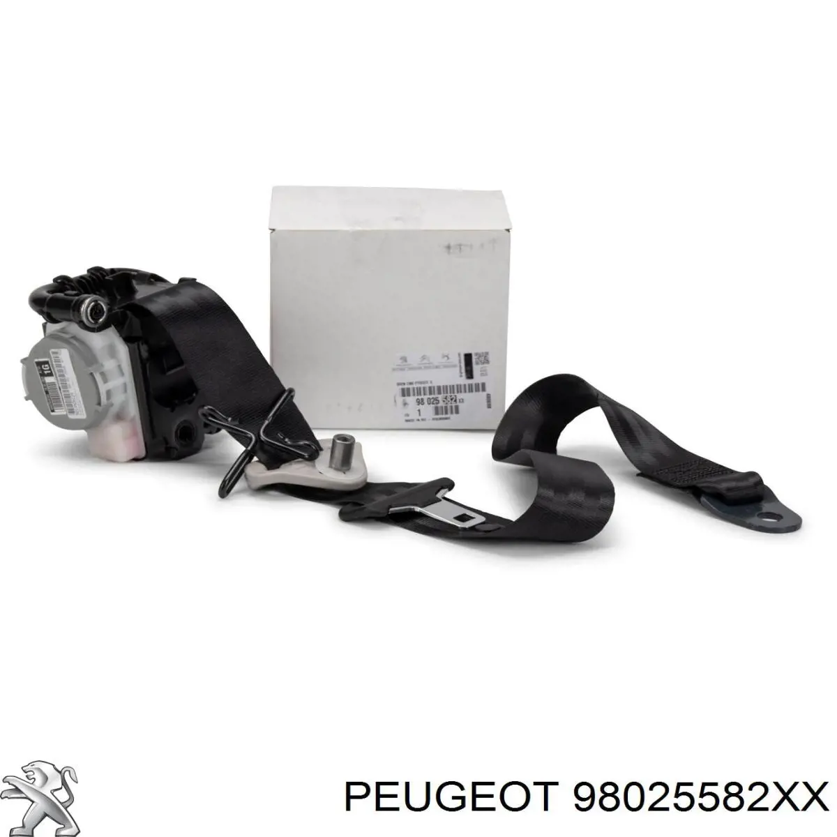 98025582XX Peugeot/Citroen Ремень безопасности передний левый