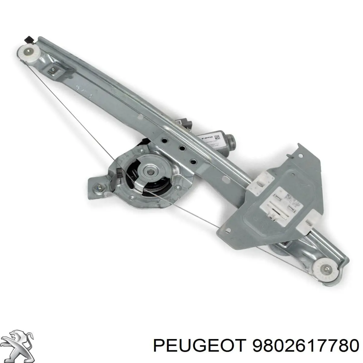 Механизм стеклоподъемника двери передней левой 9802617780 Peugeot/Citroen