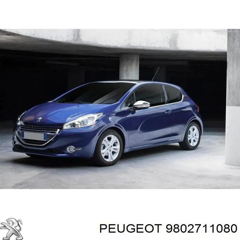 9802711080 Peugeot/Citroen Подкрыльник переднего крыла, правый