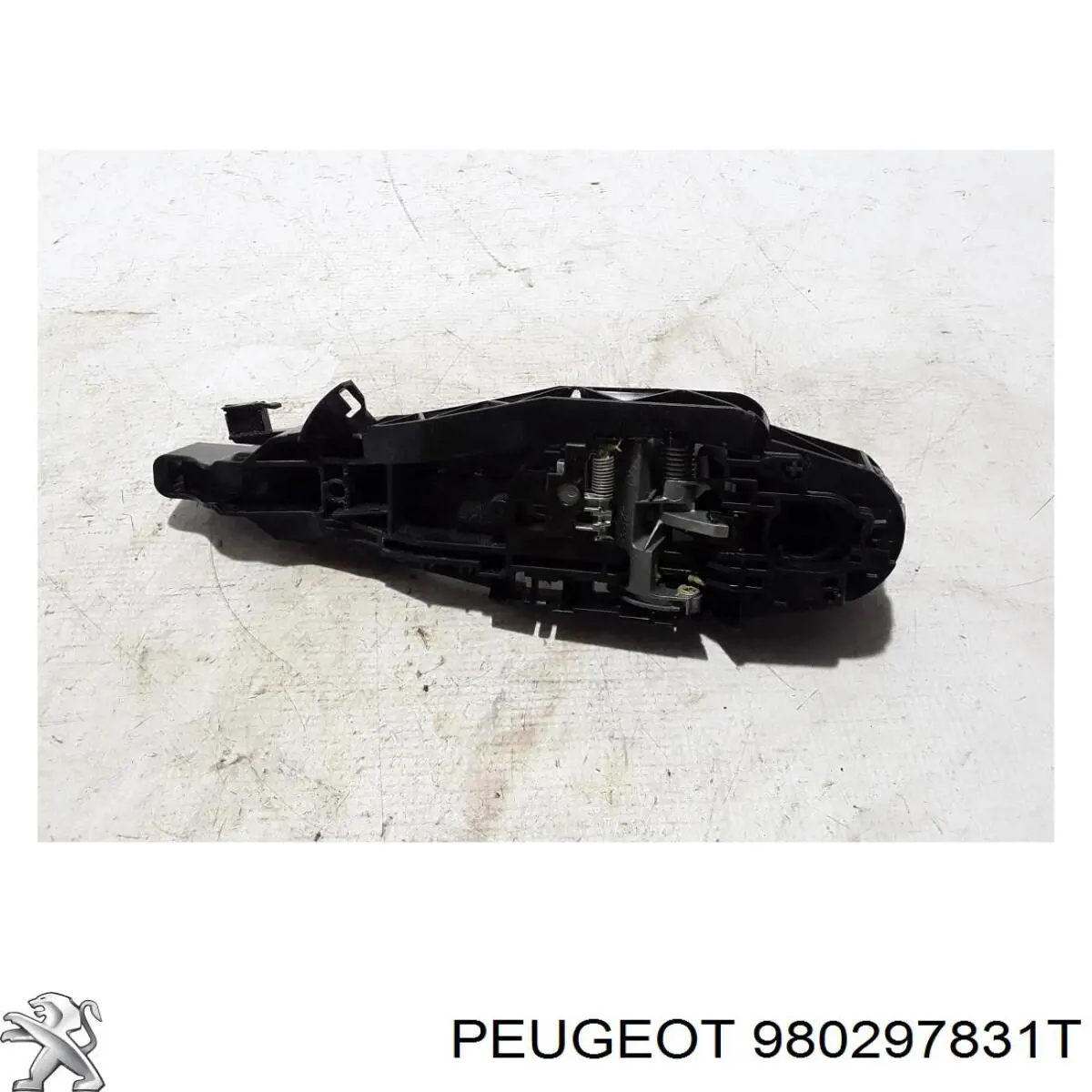 980297831T Peugeot/Citroen maçaneta externa esquerda da porta traseira