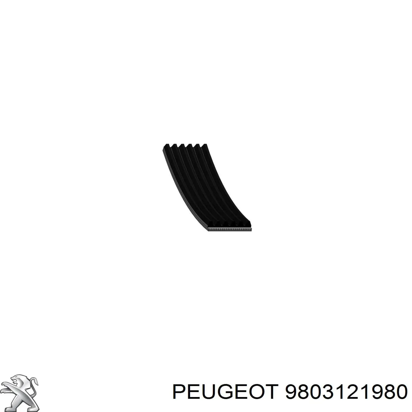 Ремень генератора 9803121980 Peugeot/Citroen