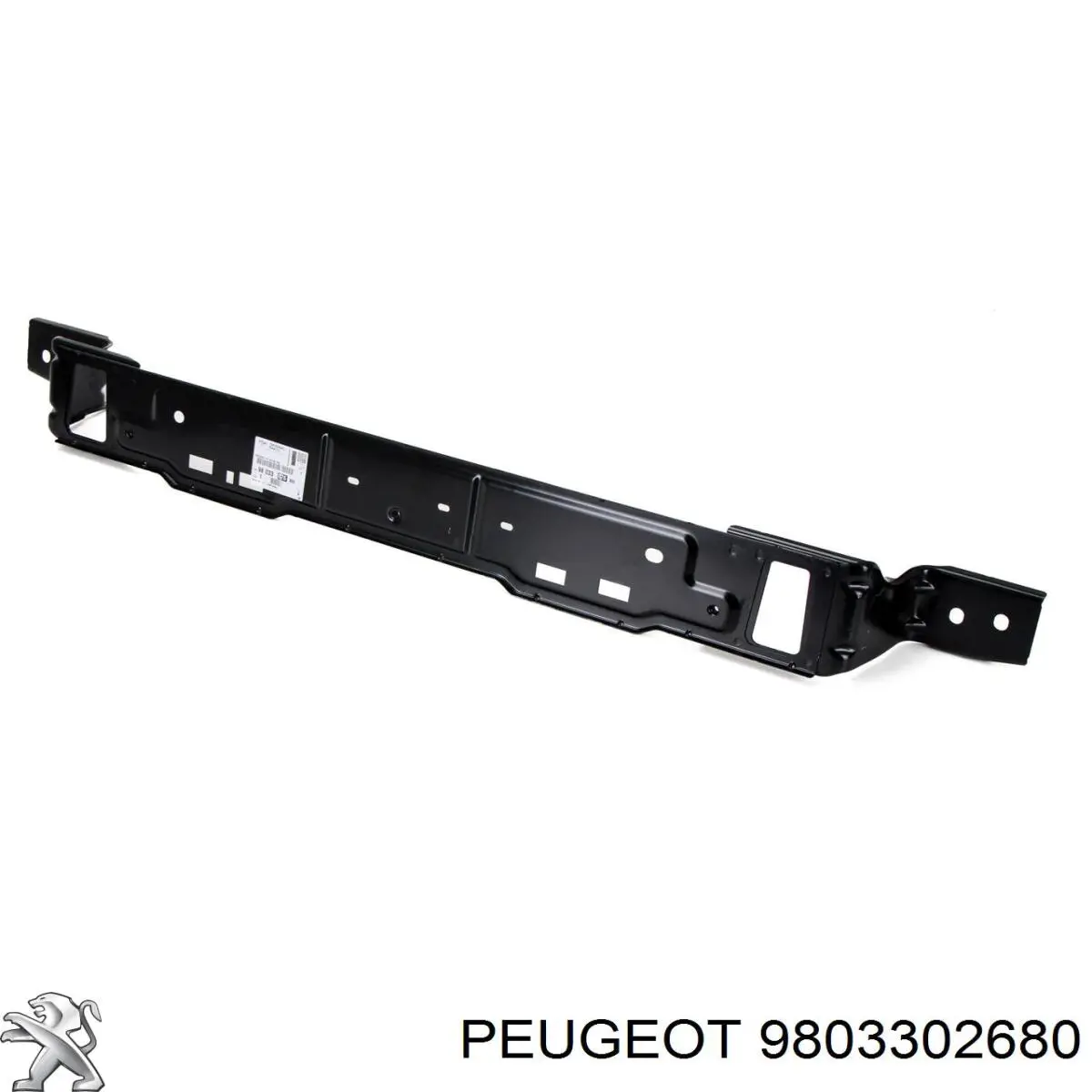 9803302680 Peugeot/Citroen suporte inferior do radiador (painel de montagem de fixação das luzes)