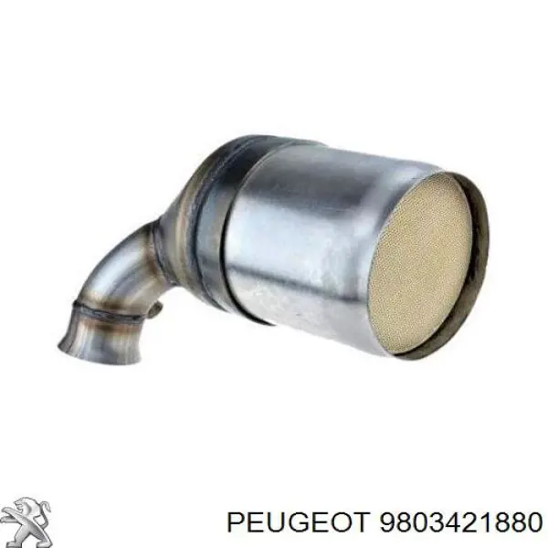 9803421880 Peugeot/Citroen сажевый фильтр системы отработавших газов