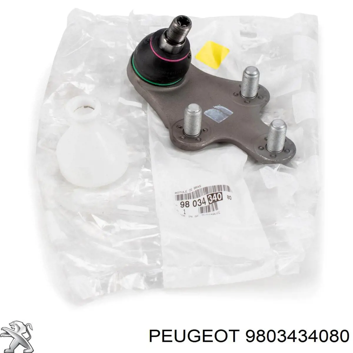 9803434080 Peugeot/Citroen suporte de esfera inferior