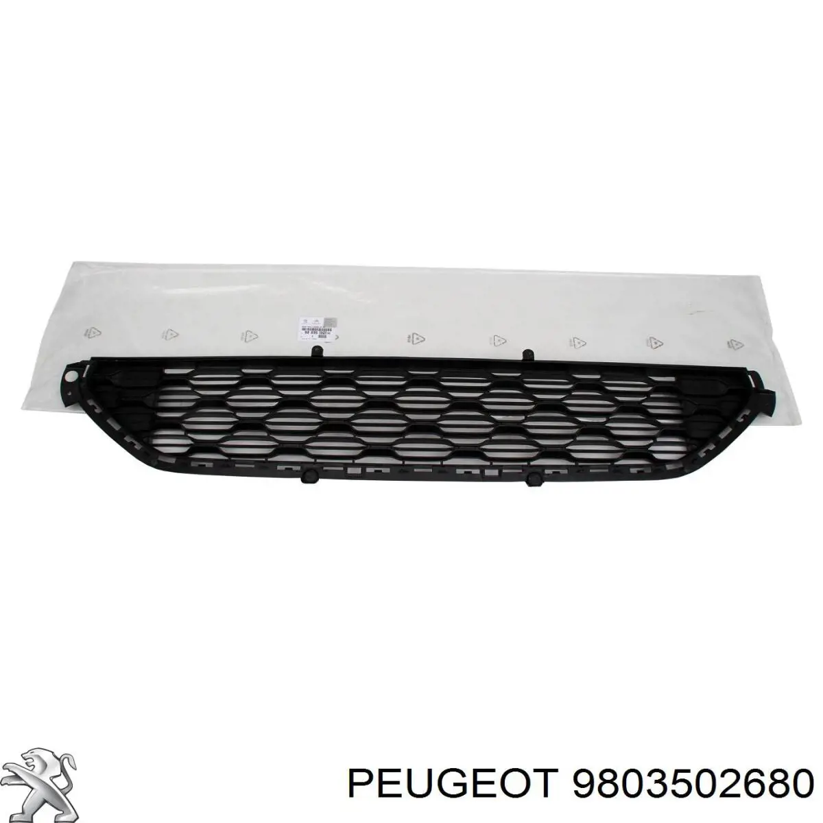 Rejilla de ventilación, parachoques delantero 9803502680 Peugeot/Citroen