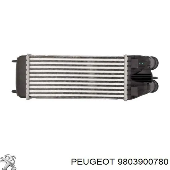 Радиатор интеркуллера Peugeot/Citroen 9803900780