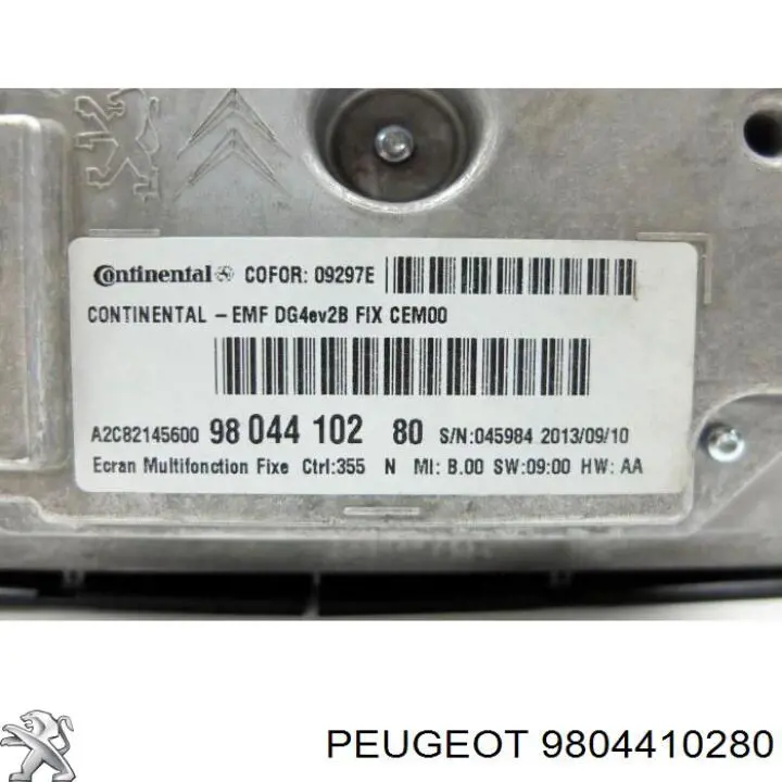 Дисплей многофункциональный Peugeot/Citroen 9804410280 цена, от 320.67 USD