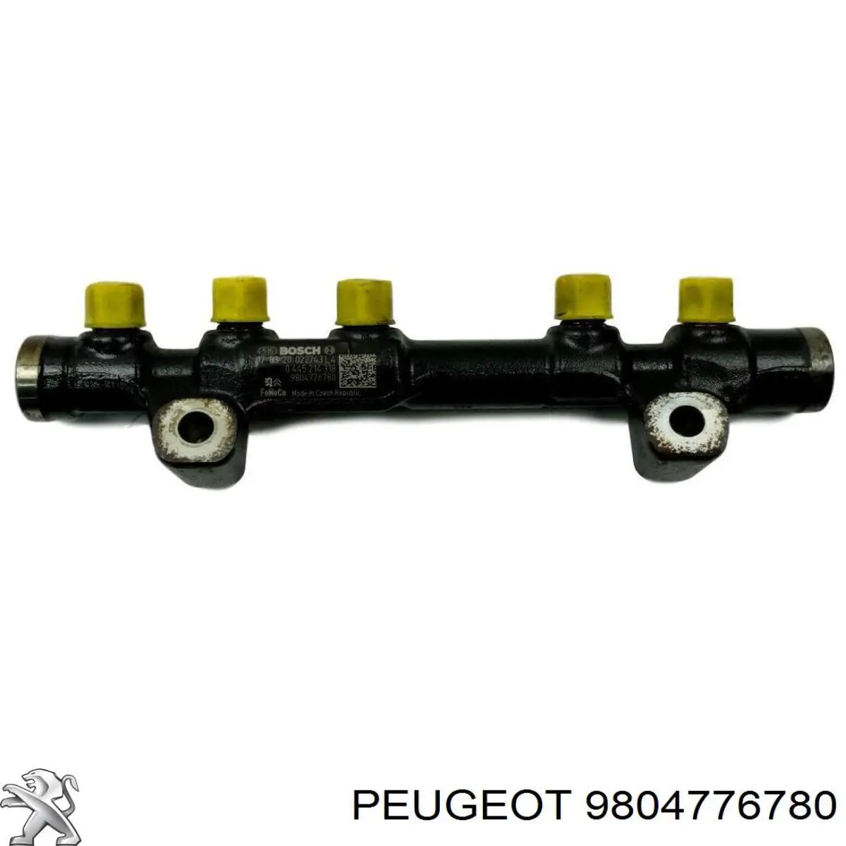 9804776780 Peugeot/Citroen распределитель топлива (рампа)
