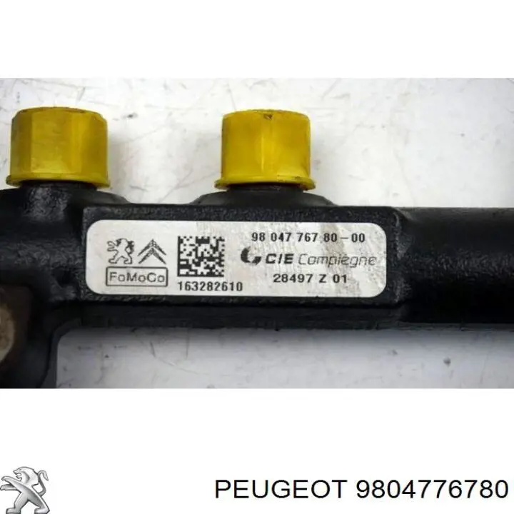 9804776780 Peugeot/Citroen Рампа форсунок системы впрыска топлива