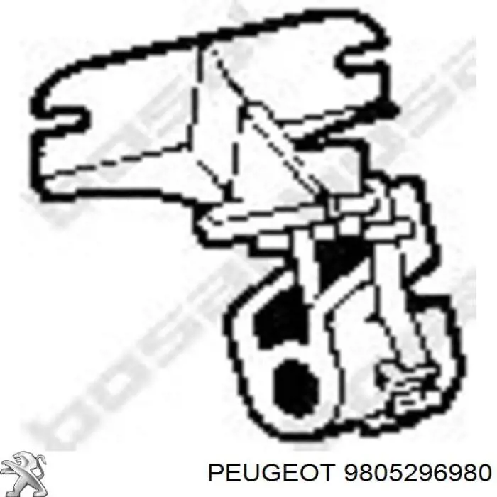 Silenciador posterior 9805296980 Peugeot/Citroen