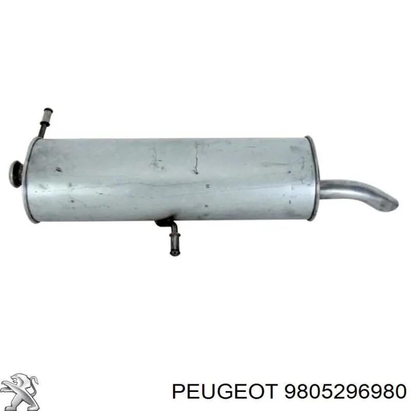 Глушитель задний 9805296980 Peugeot/Citroen