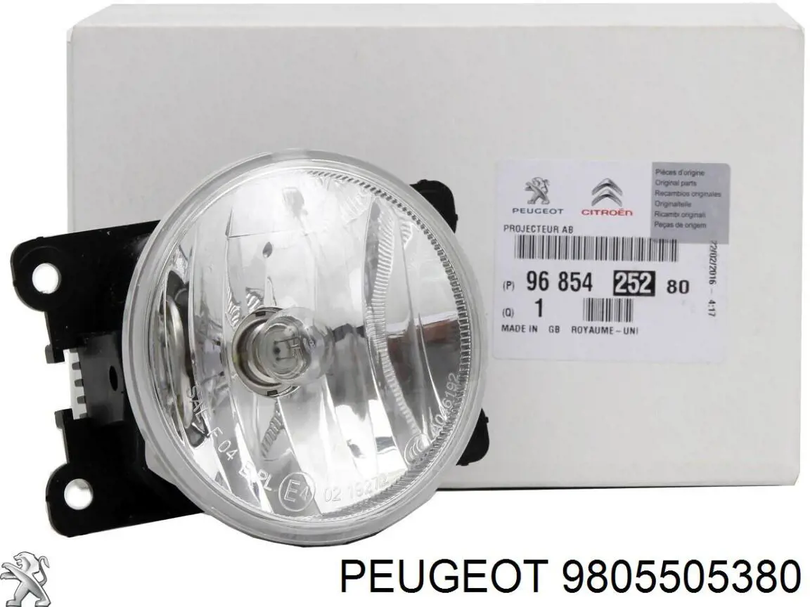 9805505380 Peugeot/Citroen luz direita