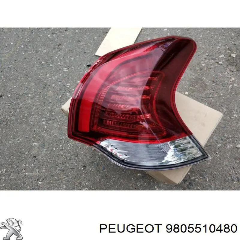 9805510480 Peugeot/Citroen lanterna traseira direita externa