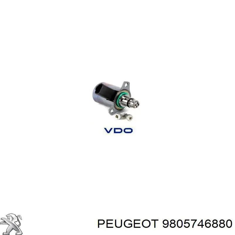 Клапан регулировки давления топлива Peugeot/Citroen 9805746880