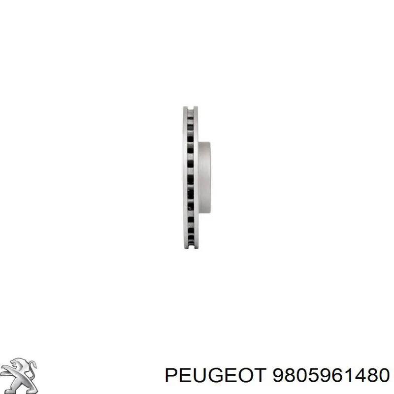 Купить 9805961480 Peugeot/Citroen Ротор тормозной