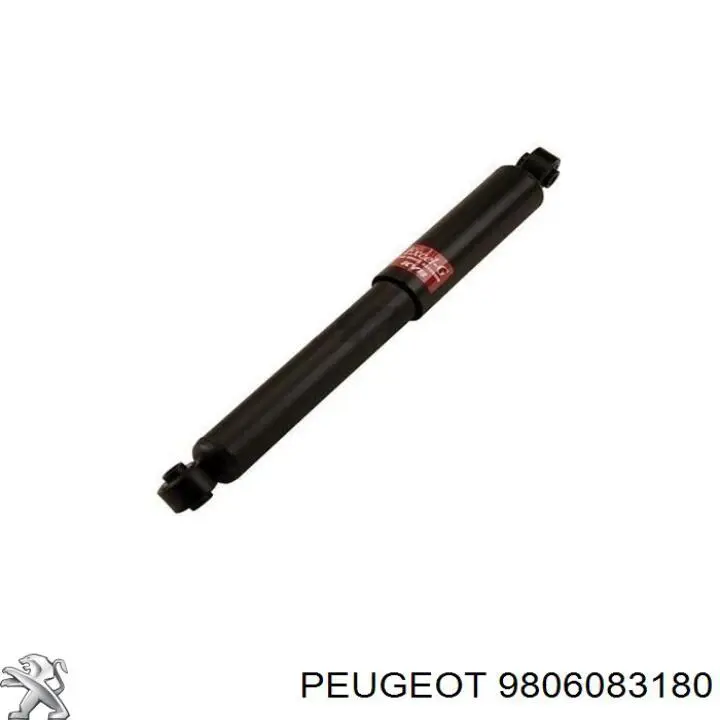 Amortiguador trasero 9806083180 Peugeot/Citroen