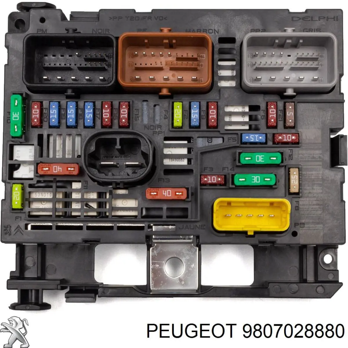 9807028880 Peugeot/Citroen unidade de dispositivos de segurança