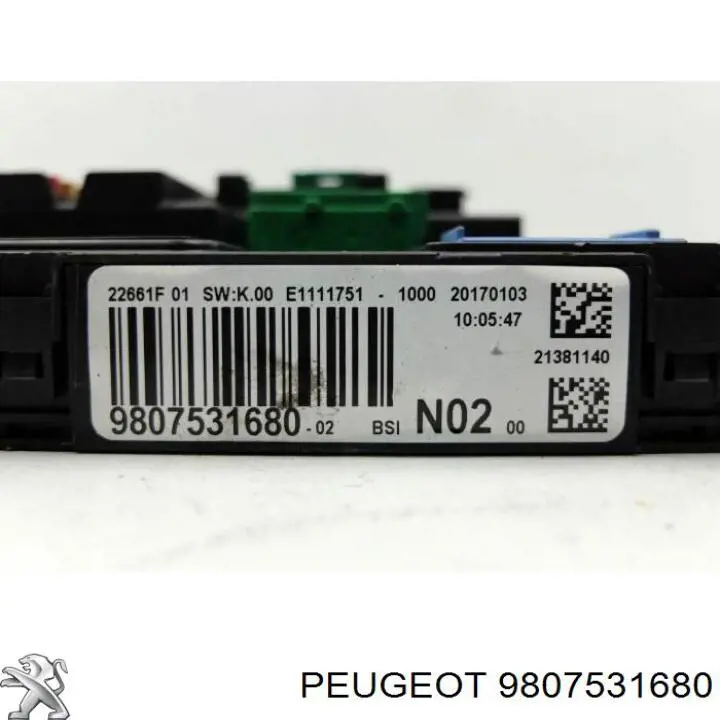 Купить N02 Peugeot/Citroen Монжатный блок реле