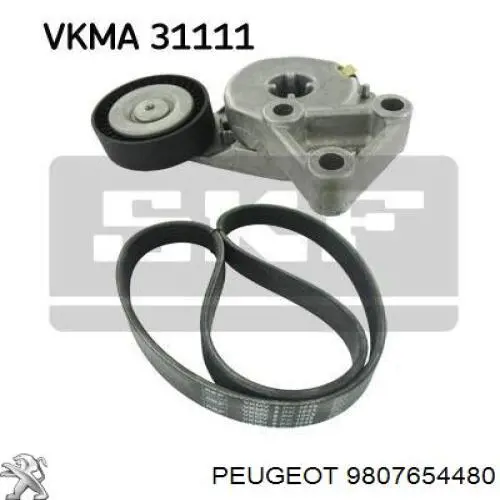 Купить 9807654480 Peugeot/Citroen Ремень генератора