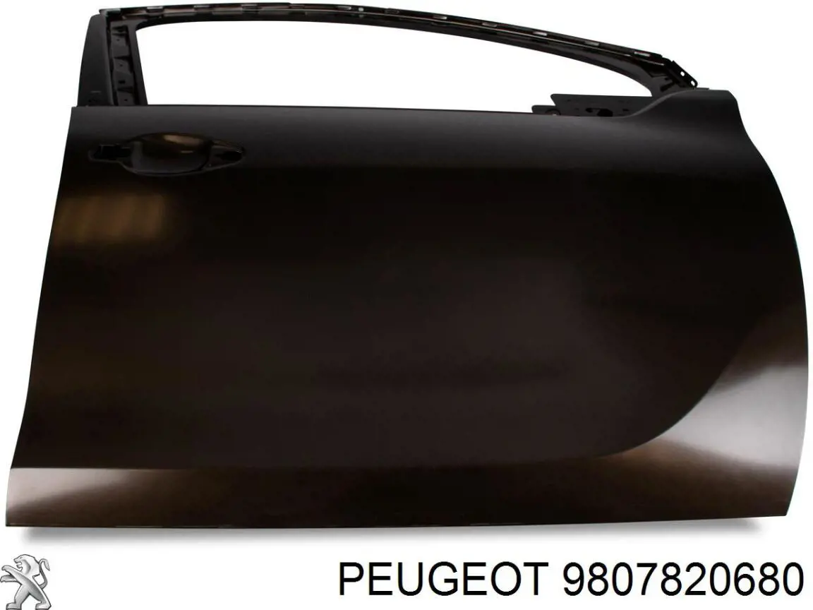 9807820680 Peugeot/Citroen дверь передняя правая