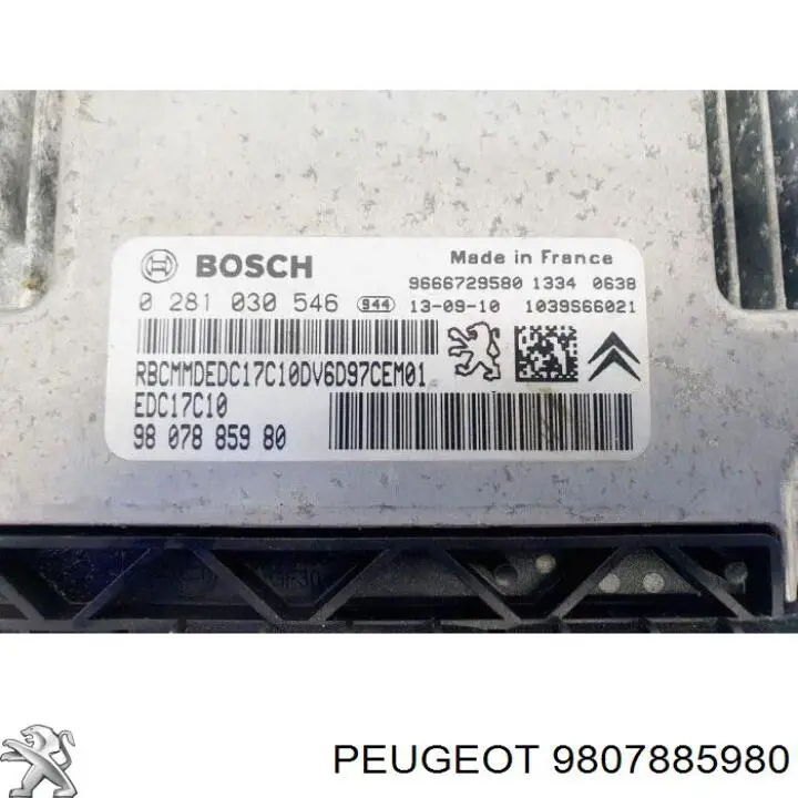 Купить 9807885980 Peugeot/Citroen 