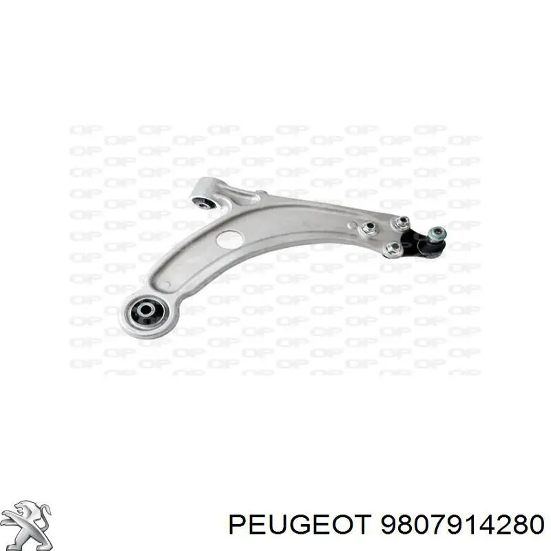 9807914280 Peugeot/Citroen Рычаг передней подвески нижний левый