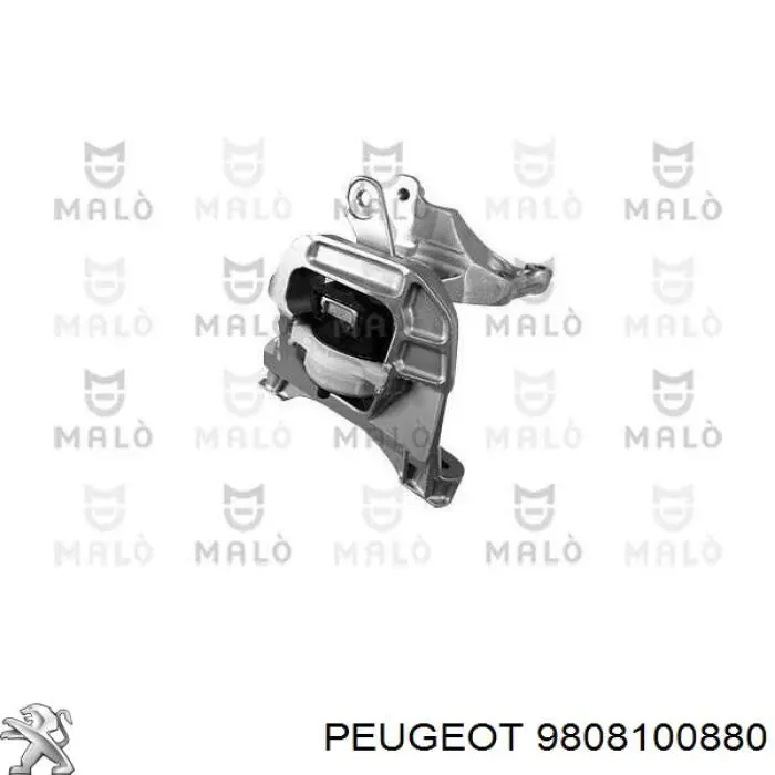 9808100880 Peugeot/Citroen подушка (опора двигателя правая)